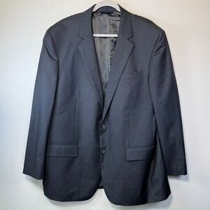 Brooks Brothers 1818 Blazer Mens 48L Grey Excellent Madison Fit Wool Italy